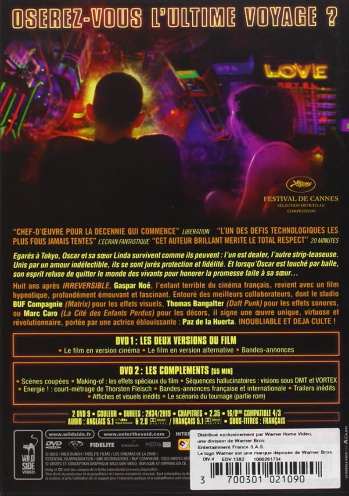 洋画・外国映画 ENTER the VOID Enter The Void [Édition Collector]: Amazon.fr: Nathaniel